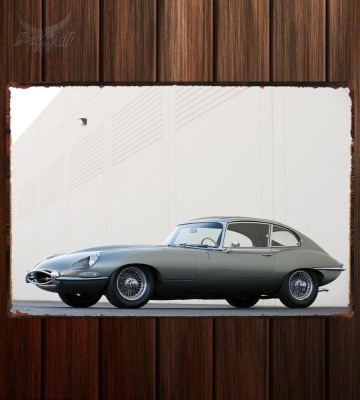 Металлическая табличка Jaguar E-Type Coupe (Series II)